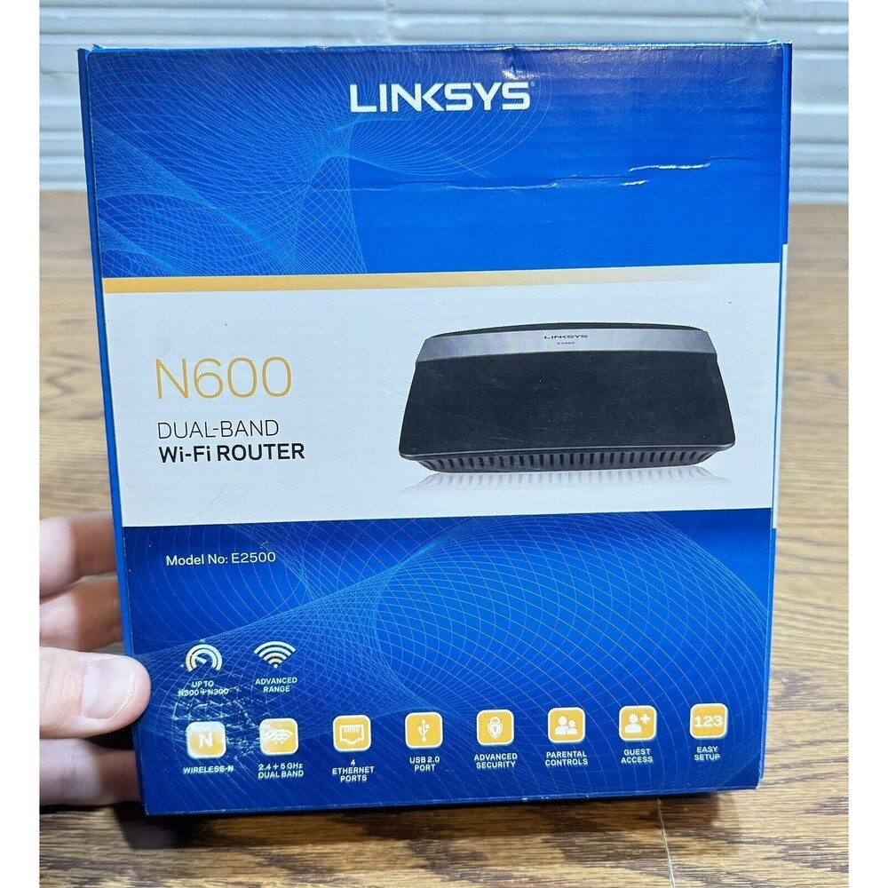 Linksys E2500 (N600) Dual-Band Wi-Fi Router